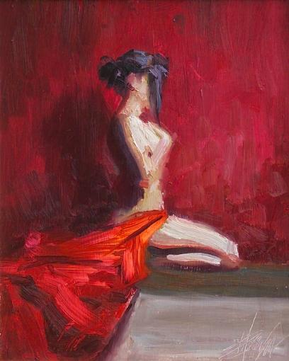 (image for) Handmade oil painting Copy paintings of famous artists Henry Asencio's art for sale,at last painting - Click Image to Close