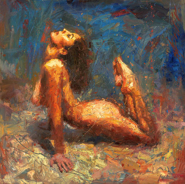 (image for) Handmade Oil painting for home canvas, oil painting framed canvas for living room the artist Henry Asencio's painting,emerging
