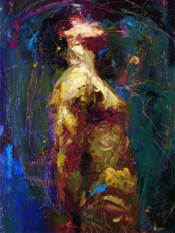 (image for) Handmade Oil painting for home canvas, oil painting framed canvas for living room Henry Asencio's art for sale,resolution