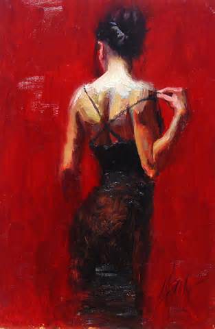 (image for) Handmade oil painting Copy paintings of famous artists Henry Asencio's painting,personal appearance