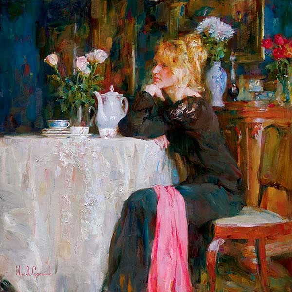 (image for) Reproduction Michael And Inessa Garmash arts Teatime Day Dreams - Click Image to Close