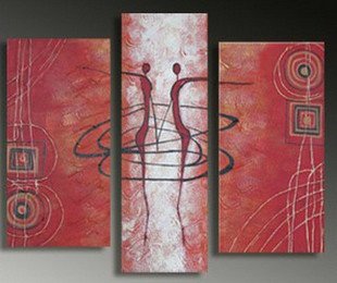 (image for) Dancing Modern Abstract Beautiful Wall Decor on canvas - Click Image to Close