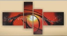 (image for) Modern Abstract Oil Painting Wall Art on canvas for Home Decals