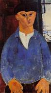 (image for) Handmade oil painting Copy paintings of famous artists Portrait of Moise Kisling 1916