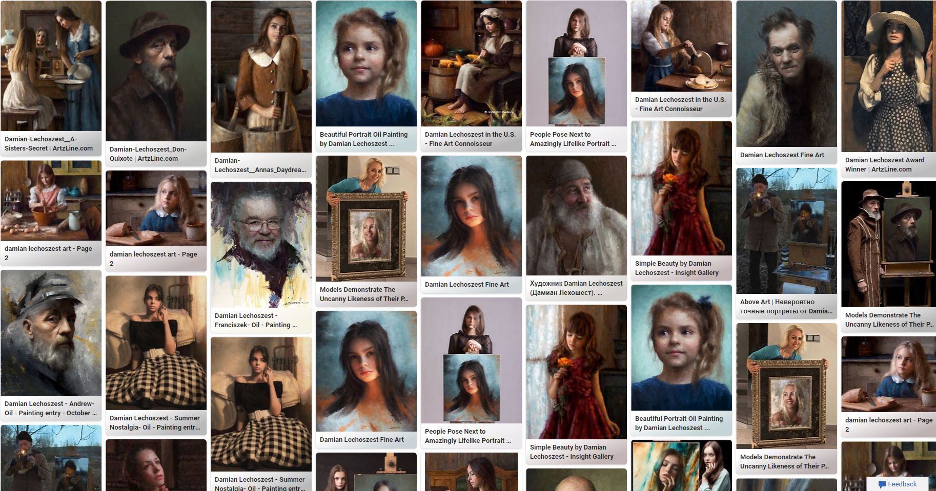 (image for) Exquisite Portrait Paintings Look Just Like the Real-Life Models