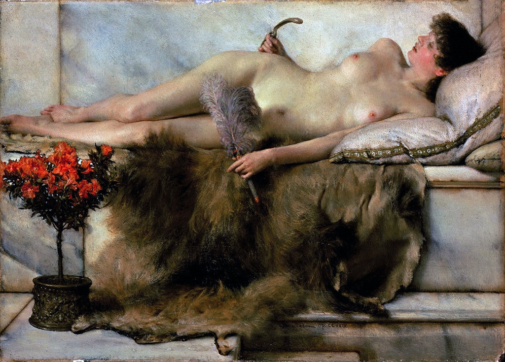 (image for) Museum quality hand painted Reproduction oil painting for sale, In the Tepidarium, Art Reproduction of Masterpieces Lawrence Alma-Tadema (1836-1912)