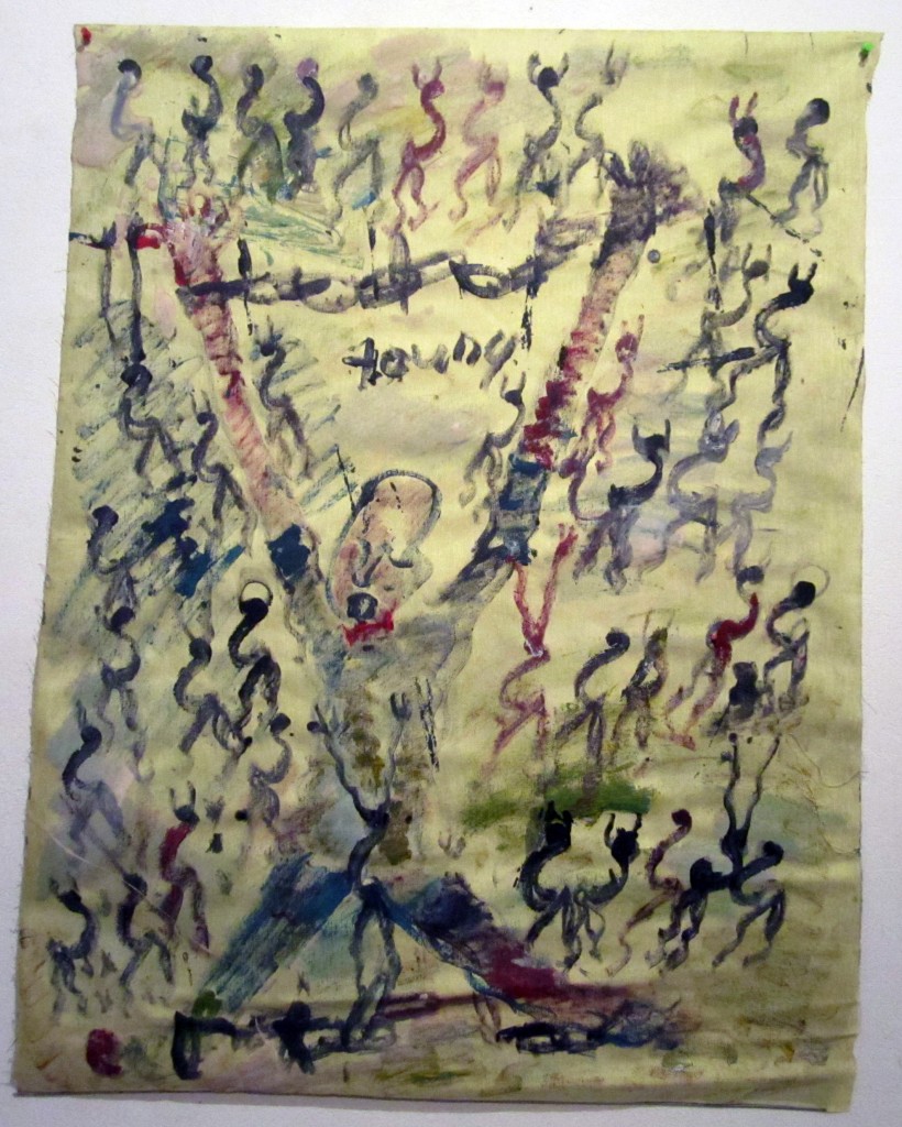 Reproduction of Purvis Young's painting, Breaking the Chains