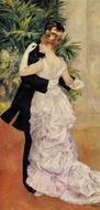 (image for) Handmade oil painting Copy paintings of famous artists Pierre-Auguste Renoir paintings art City Dance