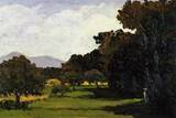(image for) Handmade oil painting Copy paintings of famous artists Landscape near Aix en Provence 1865