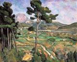 (image for) Handmade oil painting Copy paintings of famous artists Landscape with Viaduct Mont Sainte Victoire 1885