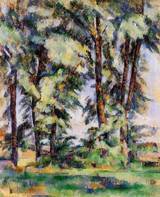 (image for) Handmade oil painting Copy paintings of famous artists Large Trees at Jas de Bouffan 1890