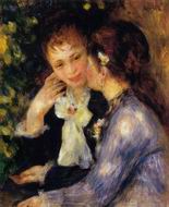 (image for) Pierre-Auguste Renoir paintings artwork Confidence 1897