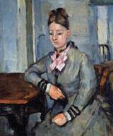(image for) Handmade oil painting Copy paintings of famous artists Madame Cezanne Leaning on Her Elbow 1873 1874