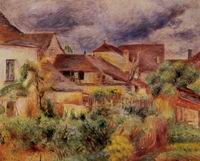(image for) Pierre-Auguste Renoir art Entering the Village of Essoyes 1901