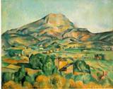 (image for) Handmade Oil painting for home canvas, oil painting framed canvas for living room Mont Sainte Victoire 1885 1895