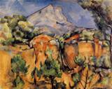 (image for) Handmade oil painting Copy paintings of famous artists Mont Sainte Victoire Seen from the Bibemus Quarr