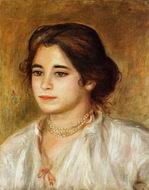 (image for) Pierre-Auguste Renoir artwork Gabrielle Wearing a Necklace 1906