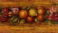 (image for) Handmade oil painting Copy paintings of famous artists Pierre-Auguste Renoir artwork Garland of Flowers
