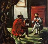 (image for) Handmade Oil painting for home canvas, oil painting framed canvas for living room Paul Alexis Reading at Zola's House 1867 1869