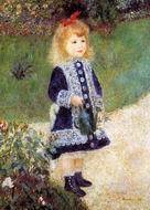 (image for) Pierre-Auguste Renoir paintings Girl with a Watering Can 1876