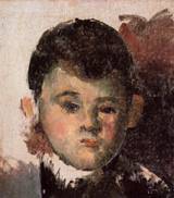 (image for) Handmade Oil painting for home canvas, oil painting framed canvas for living room Portrait of the Artist's Son (unfinished) 1877 1