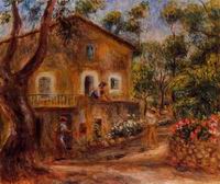 (image for) Handmade oil painting Copy paintings of famous artists House and Trees with Foothills 1904-1910