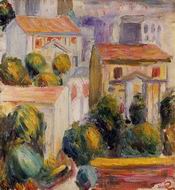(image for) Handmade oil painting Copy paintings of famous artists House at Cagnes