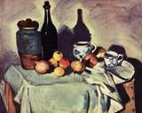 (image for) Handmade Oil painting for home canvas, oil painting framed canvas for living room Still Life Post Bottle Cup and Fruit 1871