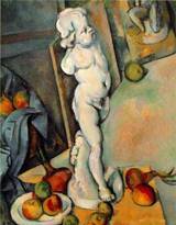 (image for) Handmade Oil painting for home canvas, oil painting framed canvas for living room Still Life with Plaster Cupid 1895 1898