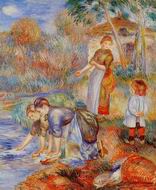 (image for) Handmade oil painting Copy paintings of famous artists Laundresses 1888