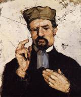 (image for) Handmade oil painting Copy paintings of famous artists Uncle Dominique (aka Man in a Cotton Hat) 1866