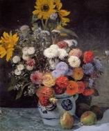 (image for) Handmade oil painting Copy paintings of famous artists Mixed Flowers in an Earthenware Pot 1869