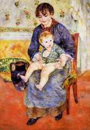 (image for) Handmade oil painting Copy paintings of famous artists Mother and Child 1881