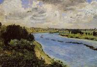 (image for) Pierre-Auguste Renoir paintings artwork Banks of the River 1906