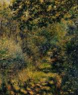(image for) Handmade oil painting Copy paintings of famous artists Path through the Woods 1874