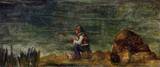 (image for) Handmade oil painting Copy paintings of famous artists Fisherman on the Rocks 1862 1864 - Click Image to Close