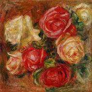 (image for) Pierre-Auguste Renoir paintings artwork Bouquet of Flowers
