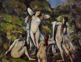 (image for) Handmade oil painting Copy paintings of famous artists Four Bathers 1888 1890