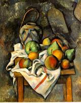 (image for) Handmade oil painting Copy paintings of famous artists Ginger Jar and Fruit 1895