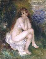 (image for) Handmade Oil painting for home canvas, oil painting framed canvas for living room The Naiad 1876