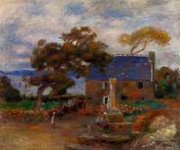 (image for) Pierre-Auguste Renoir paintings art Cagnes Landscape 1900-1910