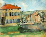 (image for) Handmade oil painting Copy paintings of famous artists House and Farm at Jas de Bouffan 1889 1890