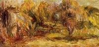 (image for) Pierre-Auguste Renoir paintings artwork Cagnes Landscape 1911