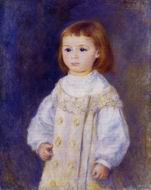 (image for) Pierre-Auguste Renoir paintings artwork Child in a White Dress