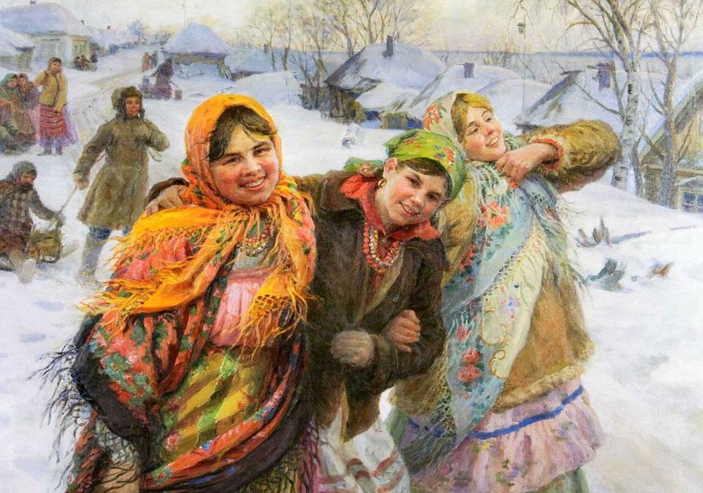 (image for) Handmade oil painting Copy paintings of famous artists Balakshin's oil paintings for sale - Click Image to Close