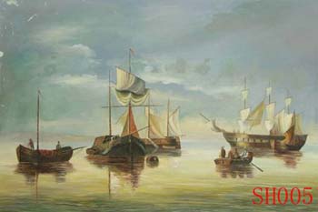 Seascape, Handmade oil painting on Canvas:seascapeSH005