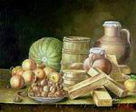 (image for) Handmade oil painting on Canvas, Fruit, Fine art.