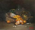 (image for) Handmade oil painting on Canvas, Fruit, Fine art. - Click Image to Close