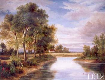 (image for) Landscape, Handmade oil painting on Canvas:L0012