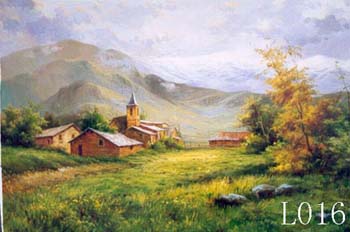(image for) Landscape, Handmade oil painting on Canvas:L0016